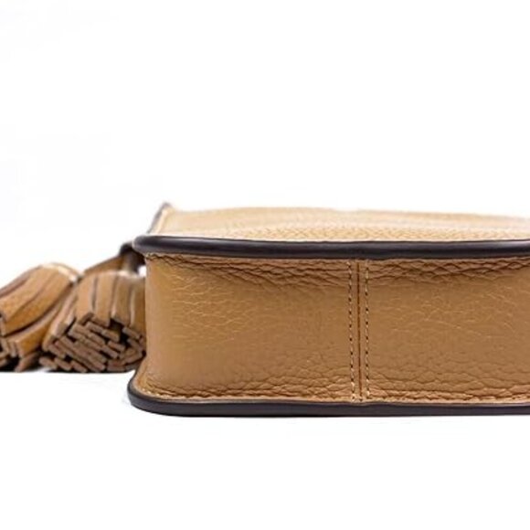 NWOT Tory Burch Beige Thea Leather Cellphone Crossbody - Picture 4 of 9